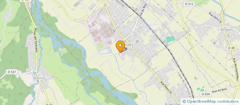 localisation de l'entreprise MADAME YOLANDE DEBONO à BORDES