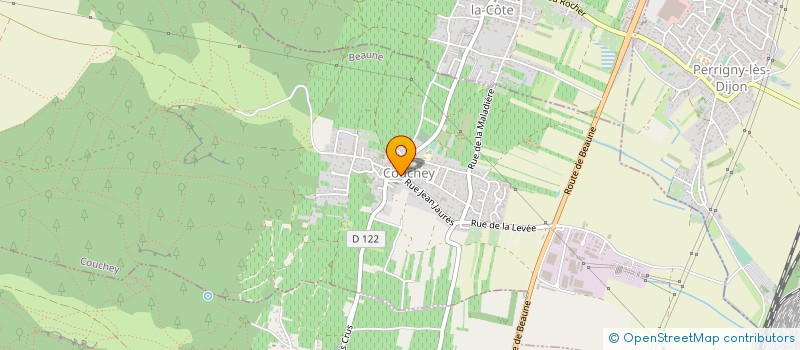 localisation de l'entreprise MADAME YOLANDE DEGRET  COUCHEY