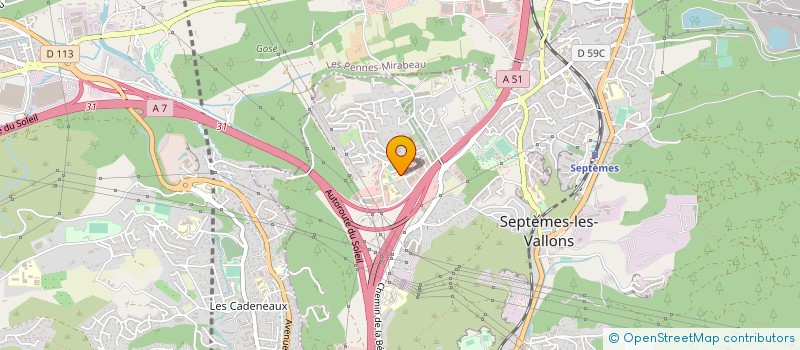 localisation de l'entreprise MADAME YOLANDE DESFOUX  SEPTEMES-LES-VALLONS