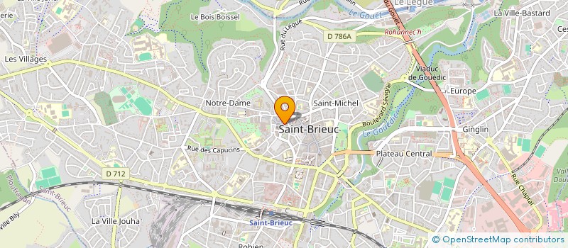 localisation de l'entreprise MADAME YOLANDE DESURY à SAINT-BRIEUC