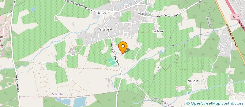 localisation de l'entreprise MADAME YOLANDE DUPOUY  MARTILLAC