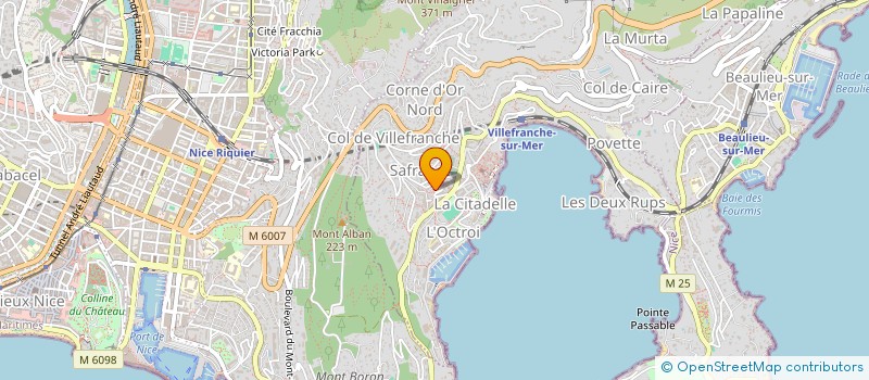 localisation de l'entreprise MADAME YOLANDE FARNETI à VILLEFRANCHE-SUR-MER