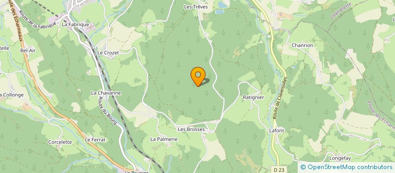 localisation de l'entreprise MADAME YOLANDE GAILLARD  POULE-LES-ECHARMEAUX