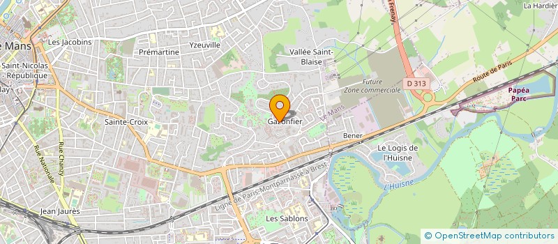 localisation de l'entreprise MADAME YOLANDE GAREAU à LE MANS