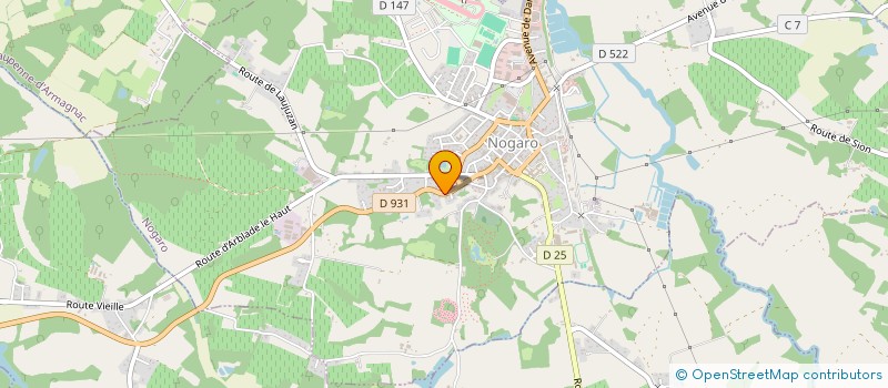 localisation de l'entreprise MADAME YOLANDE GIACOMIN  NOGARO