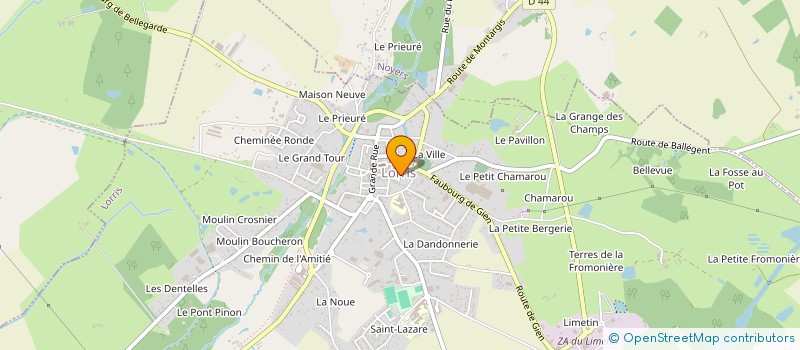 localisation de l'entreprise MADAME YOLANDE HAMMERSCHMIDT à LORRIS