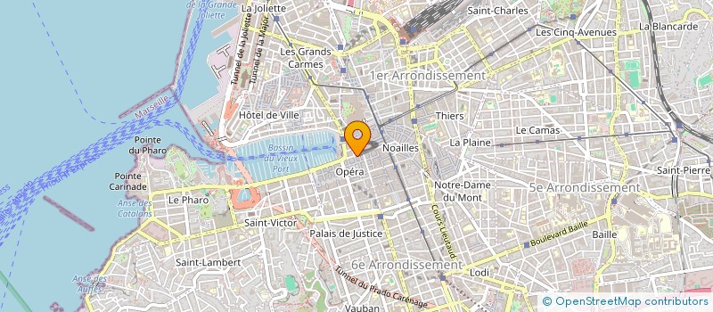 localisation de l'entreprise MADAME YOLANDE HORELLOU à MARSEILLE