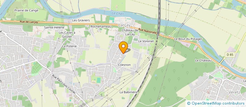 localisation de l'entreprise MADAME YOLANDE KOMMI  LARCAY