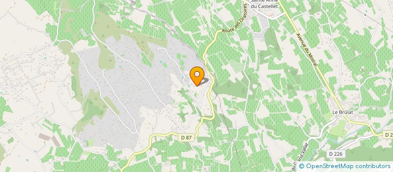 localisation de l'entreprise MADAME YOLANDE LE BRUN à LA CADIERE-D'AZUR