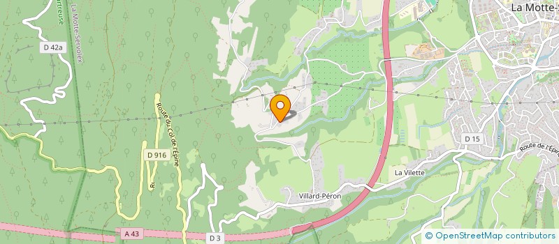 localisation de l'entreprise MADAME YOLANDE LORENZO  LA MOTTE-SERVOLEX