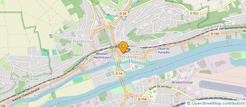 localisation de l'entreprise MADAME YOLANDE LOUSSALA  MEULAN-EN-YVELINES