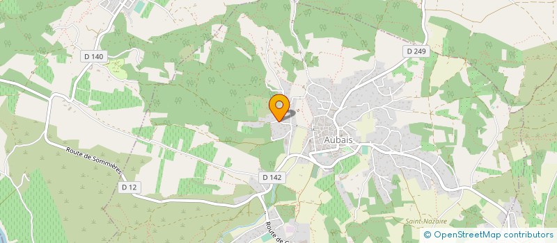 localisation de l'entreprise MADAME YOLANDE MARCOU  AUBAIS