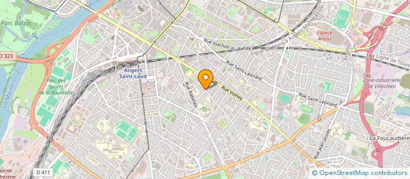 localisation de l'entreprise MADAME YOLANDE MARIE NICOLE GILBERT à ANGERS