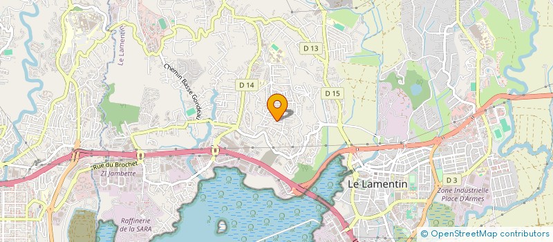 localisation de l'entreprise MADAME YOLANDE MARTINEL à LE LAMENTIN