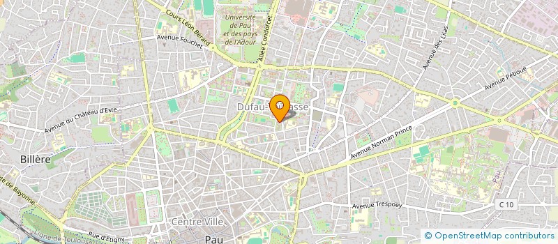 localisation de l'entreprise MADAME YOLANDE MARTINEZ à PAU