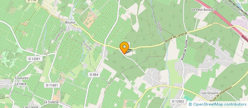 localisation de l'entreprise MADAME YOLANDE MAUGER  PREIGNAC