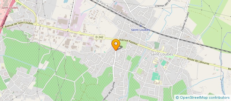 localisation de l'entreprise MADAME YOLANDE MAURET à SAINT-LOUBES