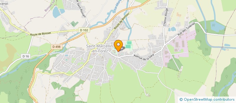 localisation de l'entreprise MADAME YOLANDE MLE  DOUNIAMA  SAINT-MARCELLIN-EN-FOREZ