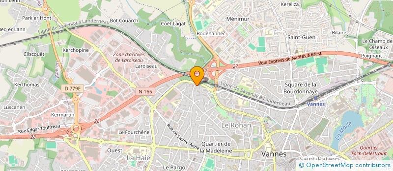 localisation de l'entreprise MADAME YOLANDE MOIZO à VANNES