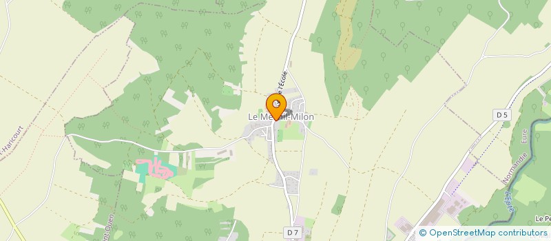 localisation de l'entreprise MADAME YOLANDE MOREAU  GASNY