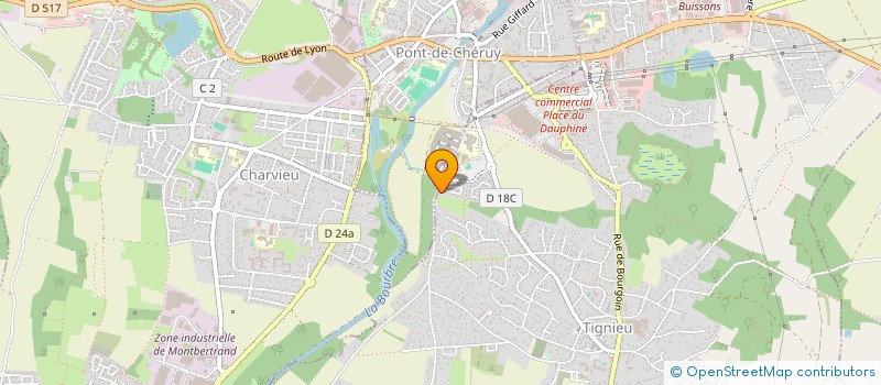 localisation de l'entreprise MADAME YOLANDE MOUGENOT  TIGNIEU-JAMEYZIEU