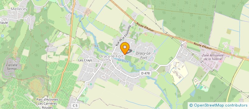 localisation de l'entreprise MADAME YOLANDE NAFZIGER à DRACY-LE-FORT