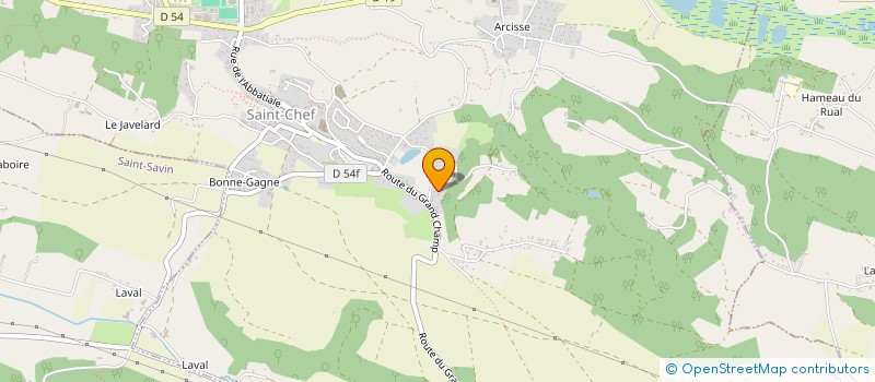 localisation de l'entreprise MADAME YOLANDE PARALVAS  SAINT-CHEF