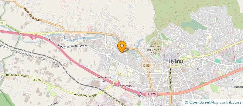 localisation de l'entreprise MADAME YOLANDE PEIRONE à HYERES