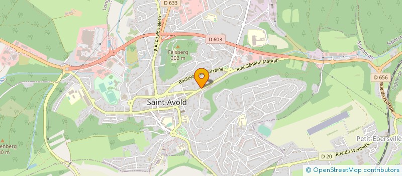 localisation de l'entreprise MADAME YOLANDE PIANON  SAINT-AVOLD