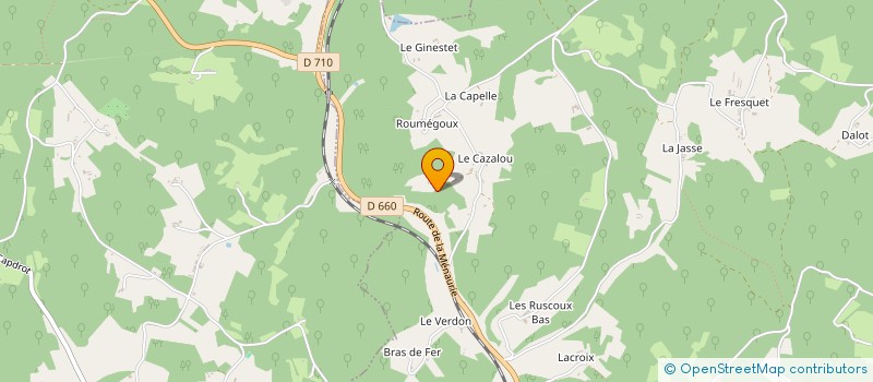 localisation de l'entreprise MADAME YOLANDE PICHOUNEL à CAMPAGNAC-LES-QUERCY