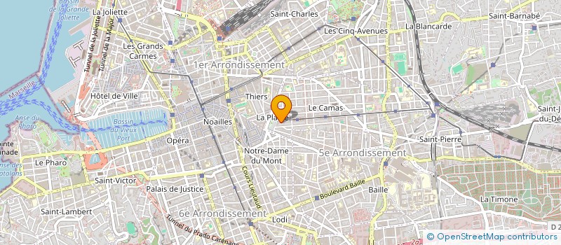 localisation de l'entreprise MADAME YOLANDE PITAUD à MARSEILLE