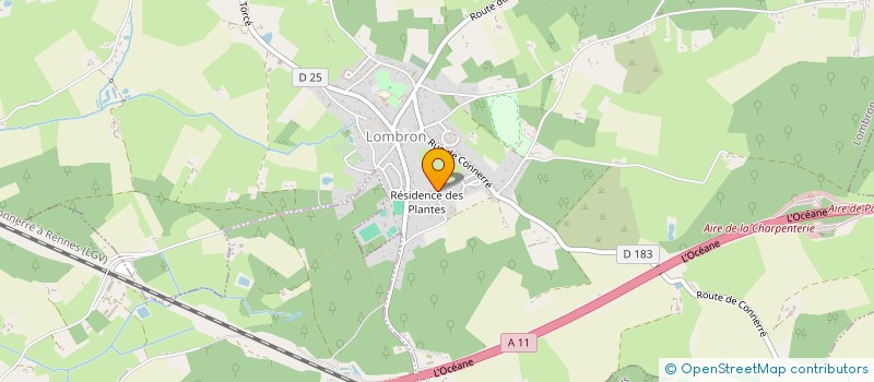 localisation de l'entreprise MADAME YOLANDE RAGOT  LOMBRON