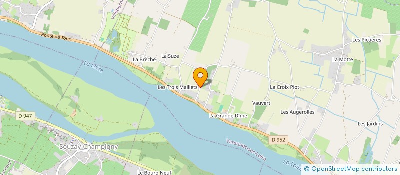 localisation de l'entreprise MADAME YOLANDE RAGUENEAU à VARENNES-SUR-LOIRE