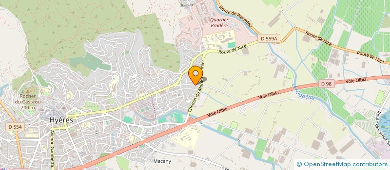 localisation de l'entreprise MADAME YOLANDE RAZAFINDRAVONY à HYERES