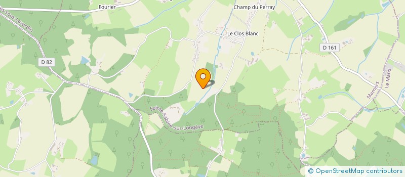 localisation de l'entreprise MADAME YOLANDE REBILLARD  SAINTE SABINE SUR LONGEVE