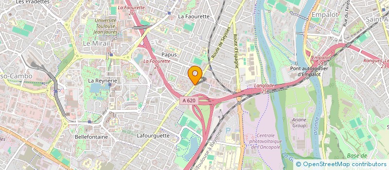 localisation de l'entreprise MADAME YOLANDE RIBES  TOULOUSE