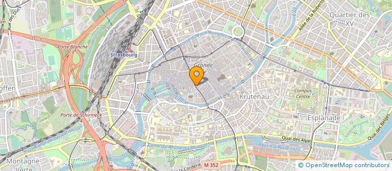 localisation de l'entreprise MADAME YOLANDE ROESLIN à STRASBOURG