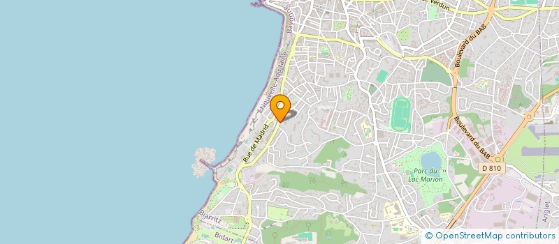 localisation de l'entreprise MADAME YOLANDE SAINT-MARTIN à BIARRITZ