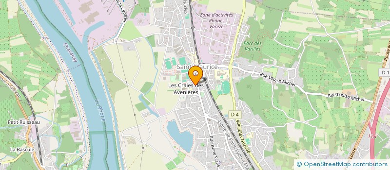 localisation de l'entreprise MADAME YOLANDE SCHAICH  SAINT-MAURICE-L'EXIL