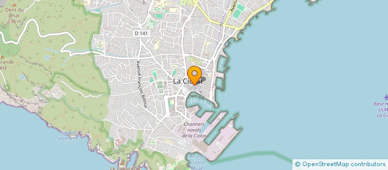 localisation de l'entreprise MADAME YOLANDE SECHAUD  LA CIOTAT