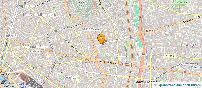 localisation de l'entreprise MADAME YOLANDE SOARES  PARIS