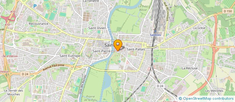 localisation de l'entreprise MADAME YOLANDE TANNINO  SAINTES