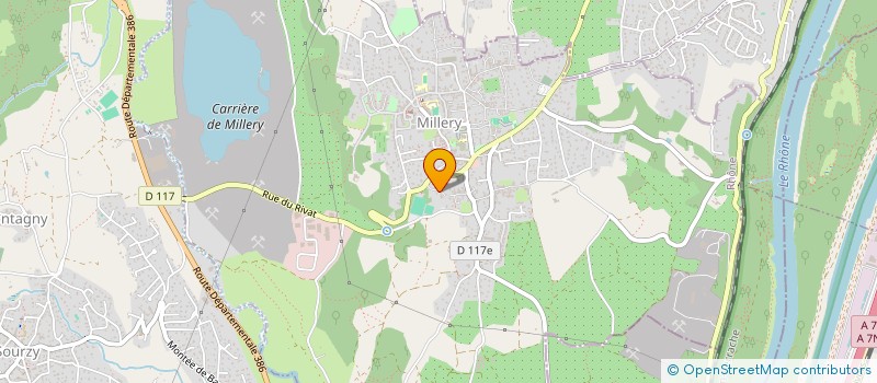 localisation de l'entreprise MADAME YOLANDE THIBAUDIER  MILLERY