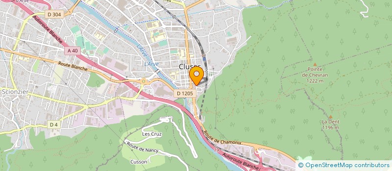 localisation de l'entreprise MADAME YOLANDE TOUNA  CLUSES