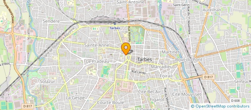 localisation de l'entreprise MADAME YOLANDE TOUZANNE à TARBES