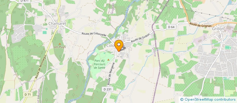 localisation de l'entreprise MADAME YOLANDE TULISSI  COLONZELLE