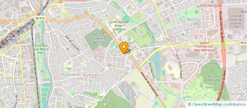 localisation de l'entreprise MADAME YOLANDE VERAN  METZ