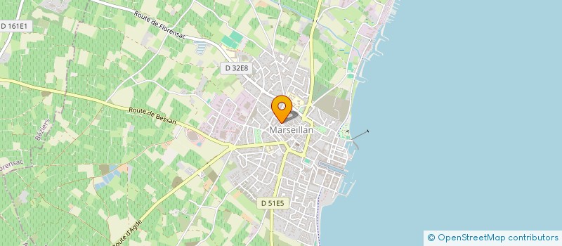 localisation de l'entreprise MADAME YOLANDE VIDAL à MARSEILLAN