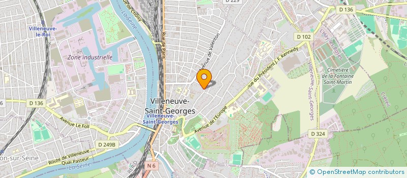 localisation de l'entreprise MADAME YOLANDE WINTER  VILLENEUVE-SAINT-GEORGES