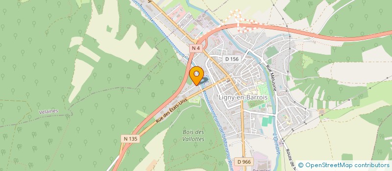 localisation de l'entreprise MADAME YOLANE STEPHAN  LIGNY-EN-BARROIS